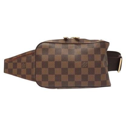 Louis Vuitton Geronimos Waist Bag Damier, BROWN, CANVAS, Shoulder bag