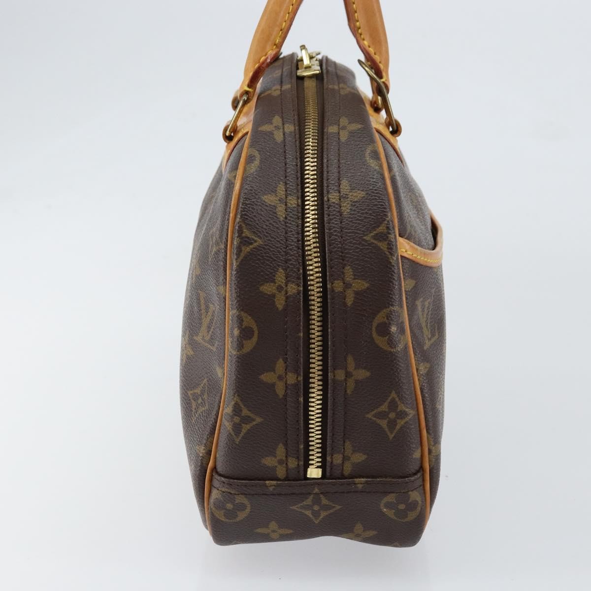 Louis Vuitton Trouville Handbag Monogram Canvas, BROWN, CANVAS, Handbag