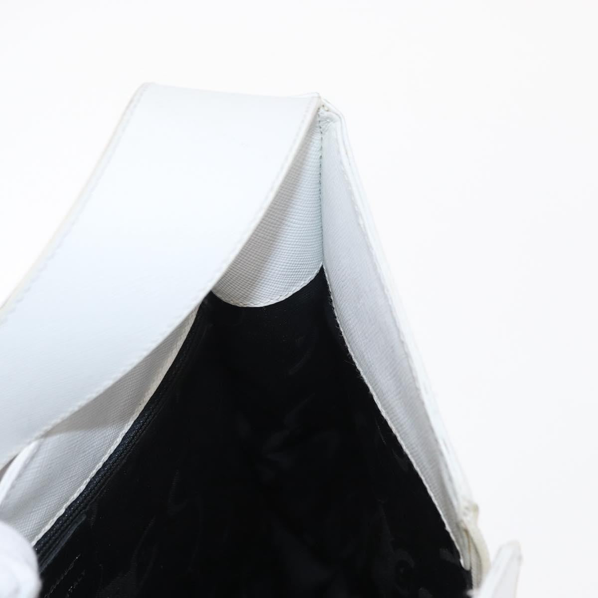 Salvatore Ferragamo Gancini Shoulder Bag Leather, WHITE, LEATHER, Shoulder bag