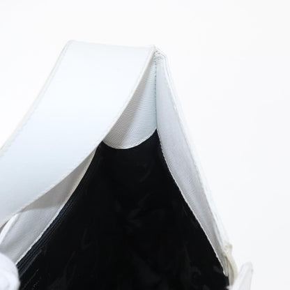 Salvatore Ferragamo Gancini Shoulder Bag Leather, WHITE, LEATHER, Shoulder bag