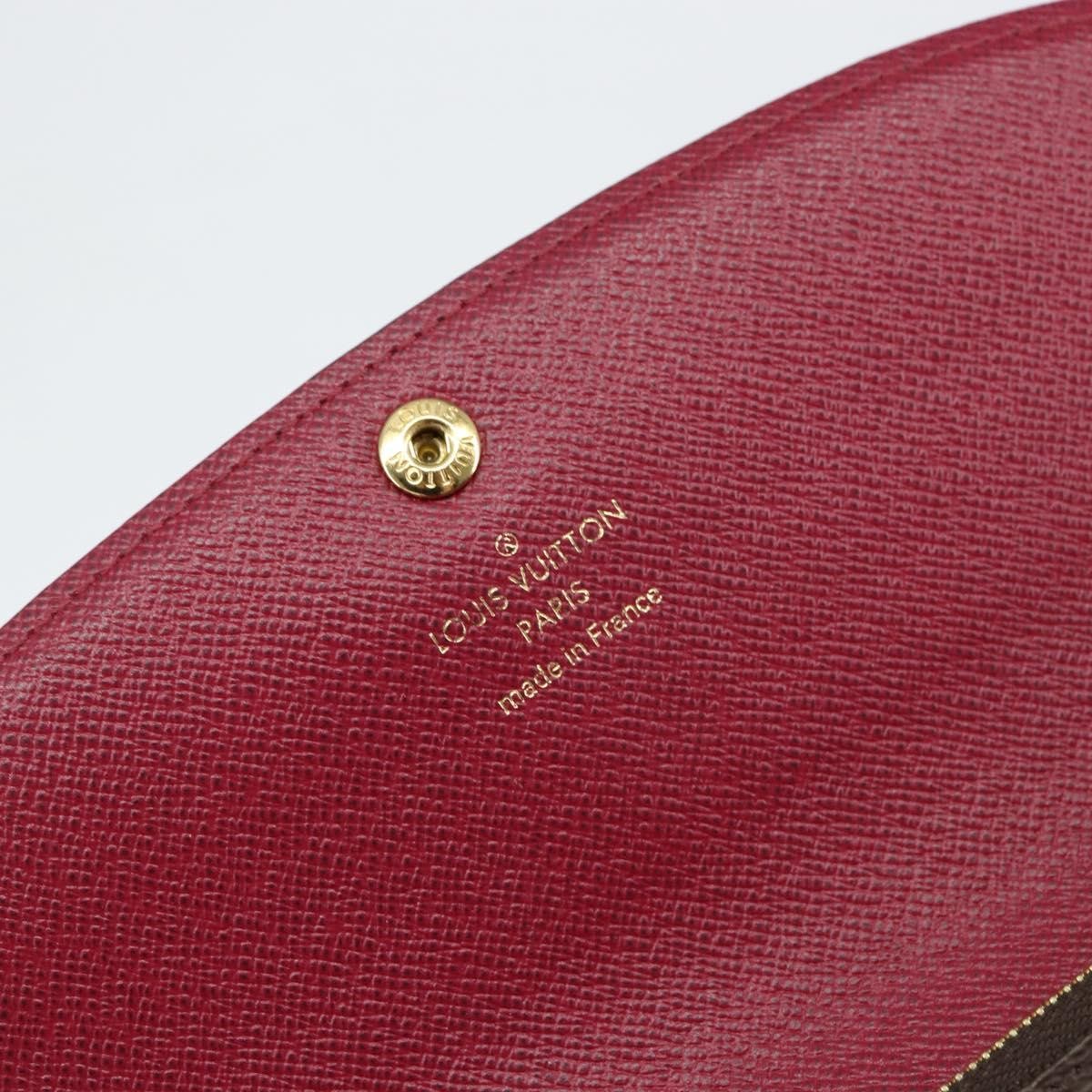 Louis Vuitton Emilie Wallet Monogram Canvas, BROWN, CANVAS, Wallets