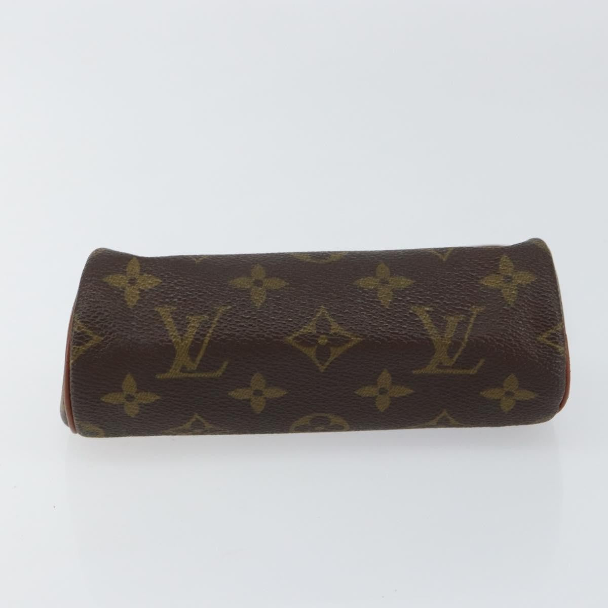 Louis Vuitton Papillon Pochette Monogram Canvas, BROWN, CANVAS, Clutche & pouche