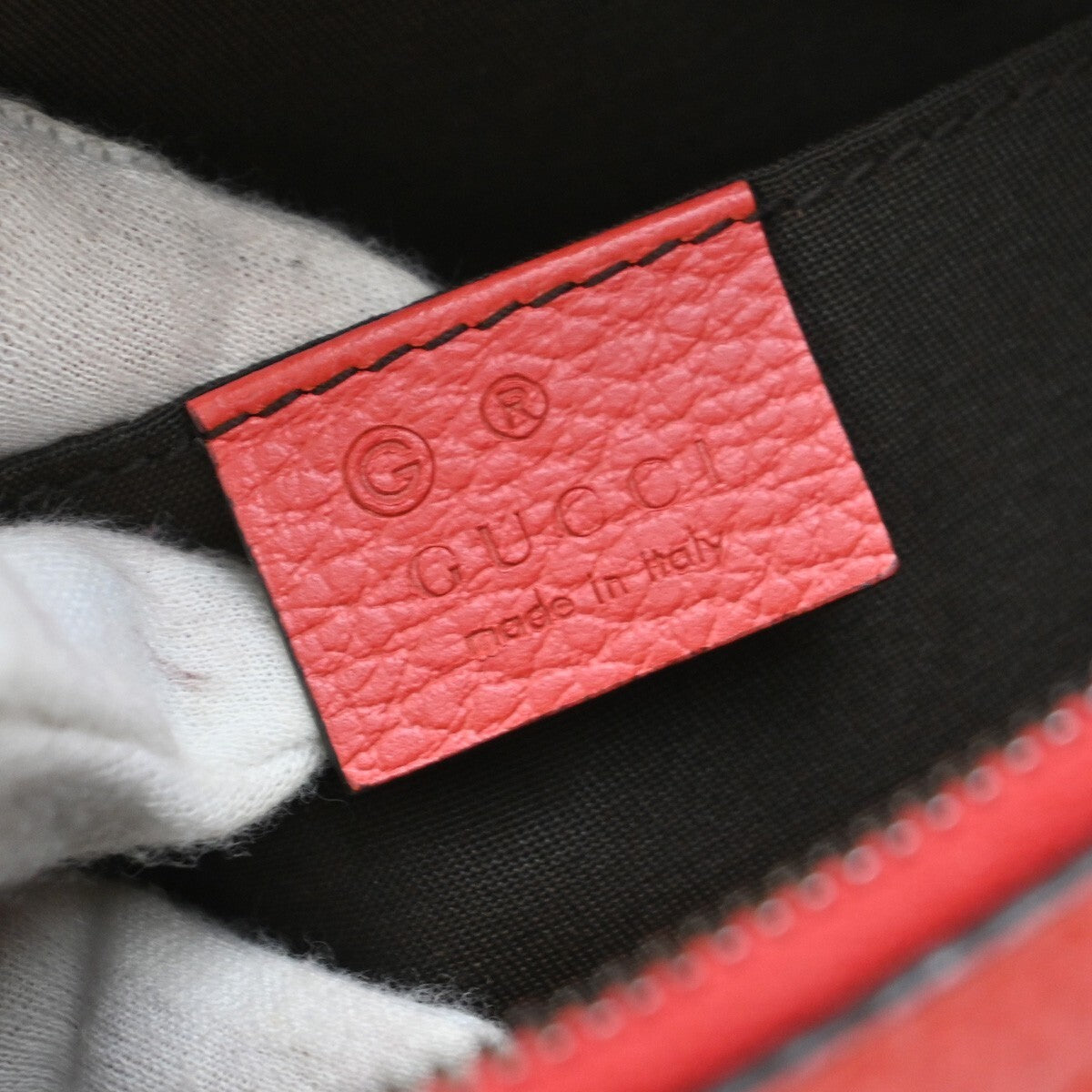 Gucci Web Convertible Dome Satchel Leather, RED, LEATHER, Handbag