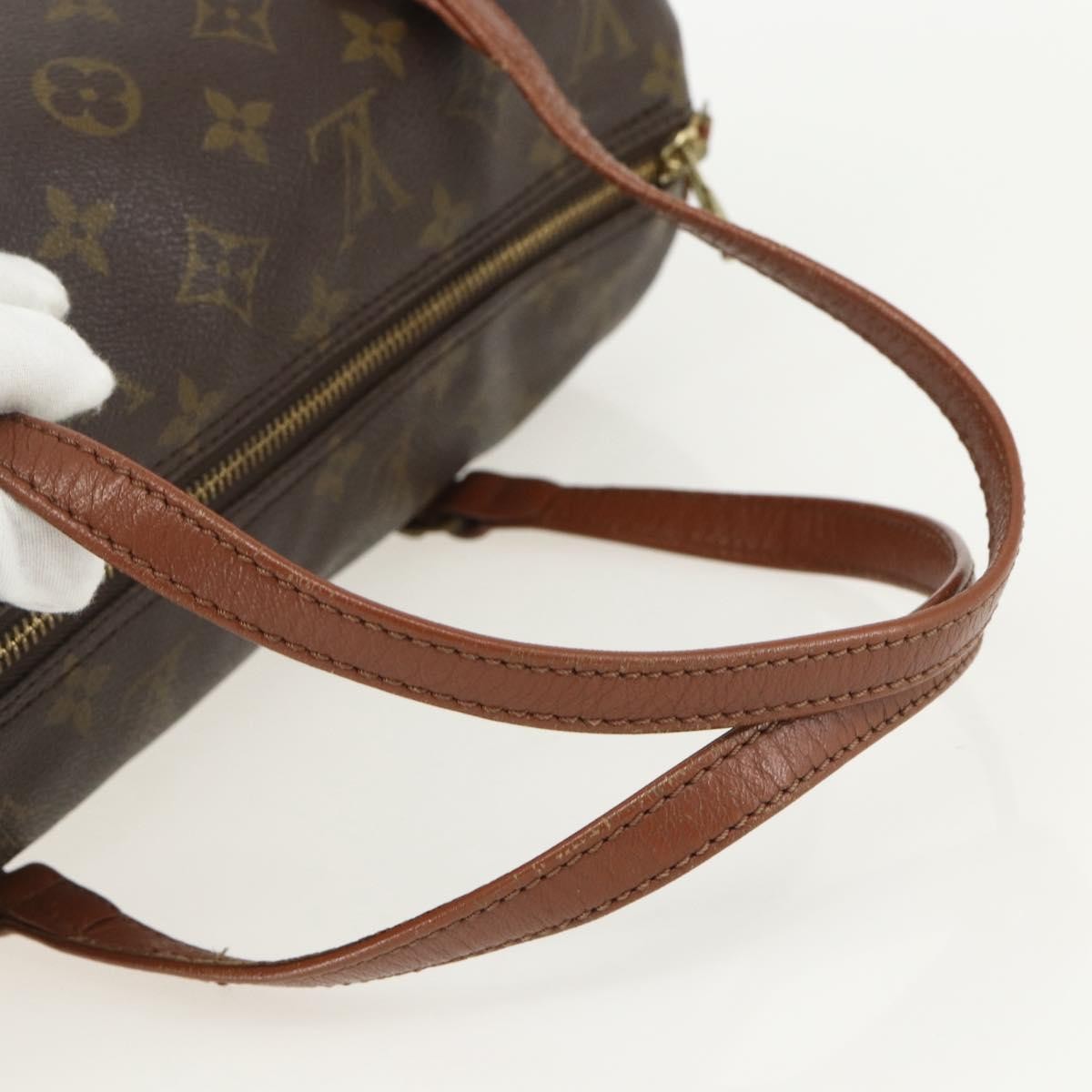 Louis Vuitton Papillon Handbag Monogram Canvas, BROWN, CANVAS, Handbag