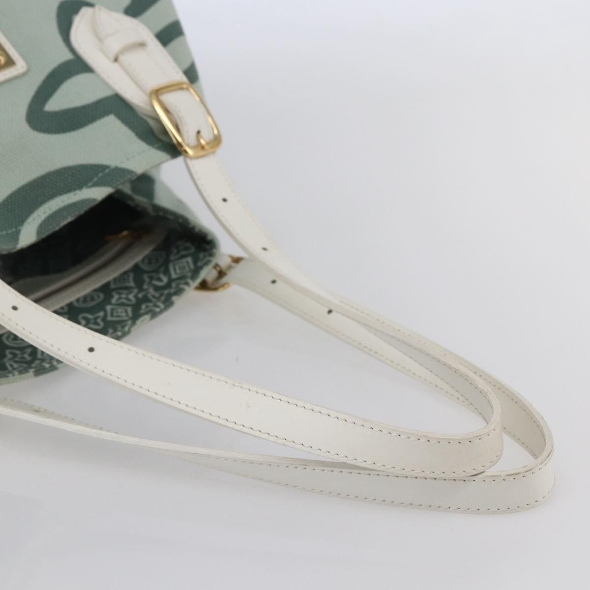 Louis Vuitton Tahitienne Cabas Canvas, GREEN, CANVAS, Tote bag