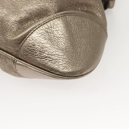 Salvatore Ferragamo Marisa Satchel Leather, GOLD, LEATHER, Handbag