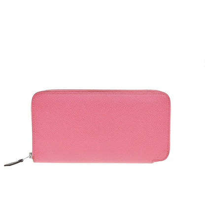 Hermes Azap Zip Around Wallet Silk'in Epsom, PINK, CALFSKIN, Wallets