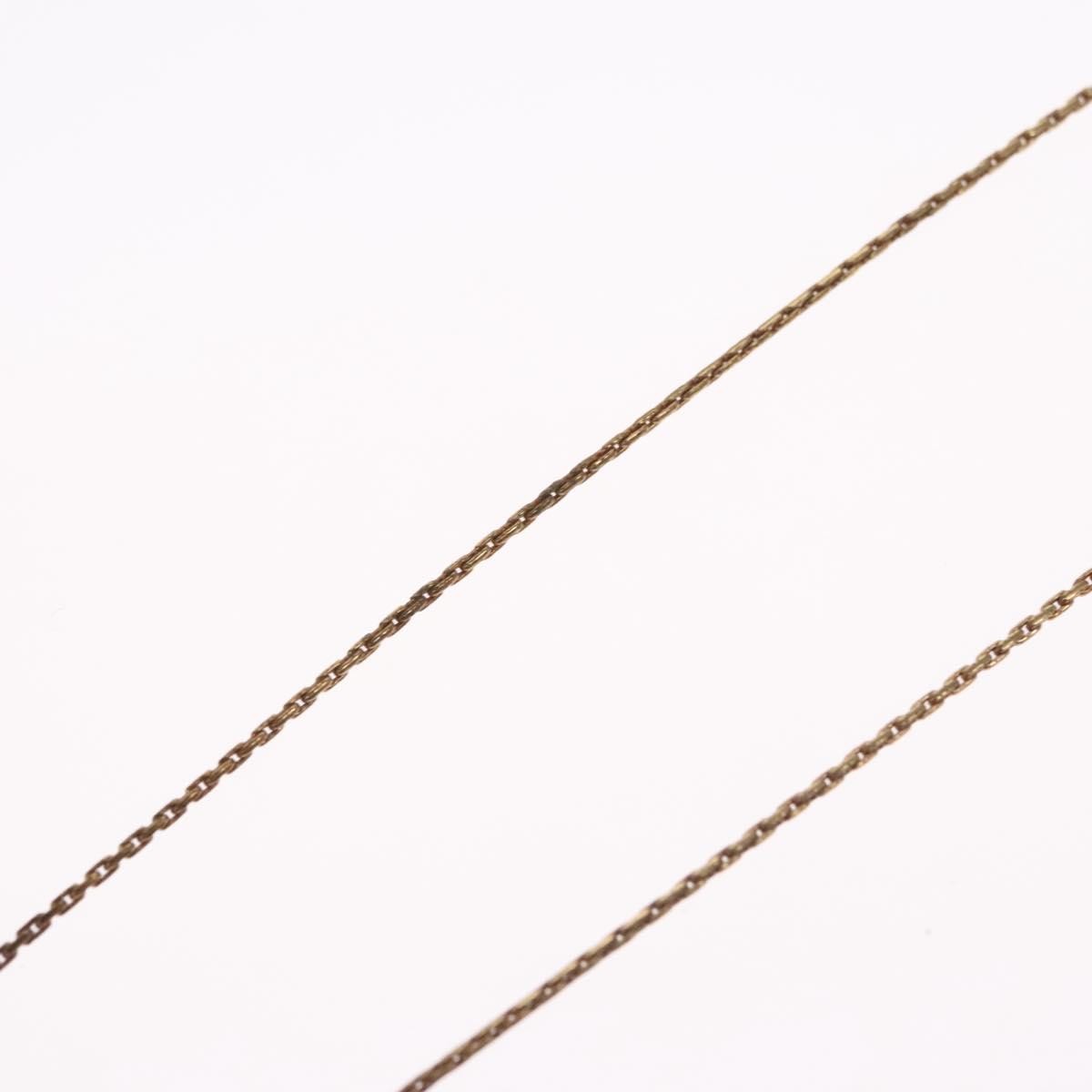 Christian Dior CD Pendant Necklace Metal, GOLD, METAL, Necklace