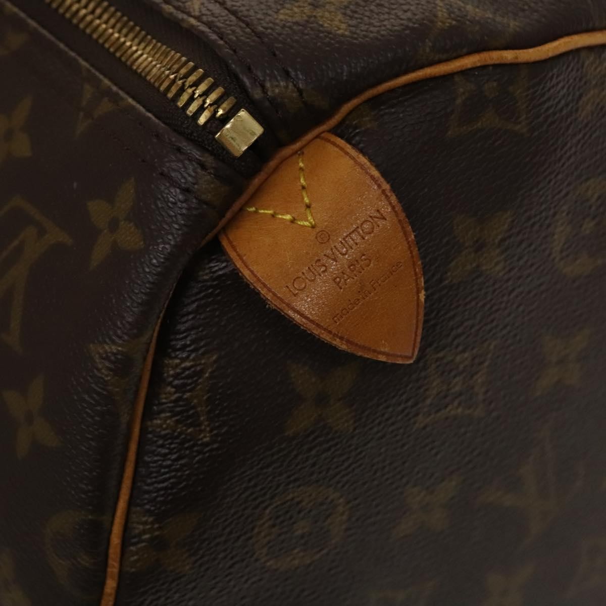 Louis Vuitton Keepall Bag Monogram Canvas, BROWN, CANVAS, Travel bag