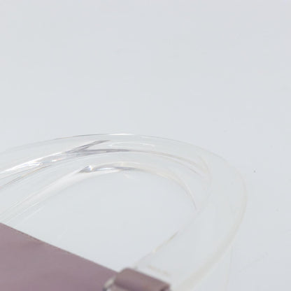 Prada Resin Handle Tote Tessuto, PURPLE, NYLON, Tote bag