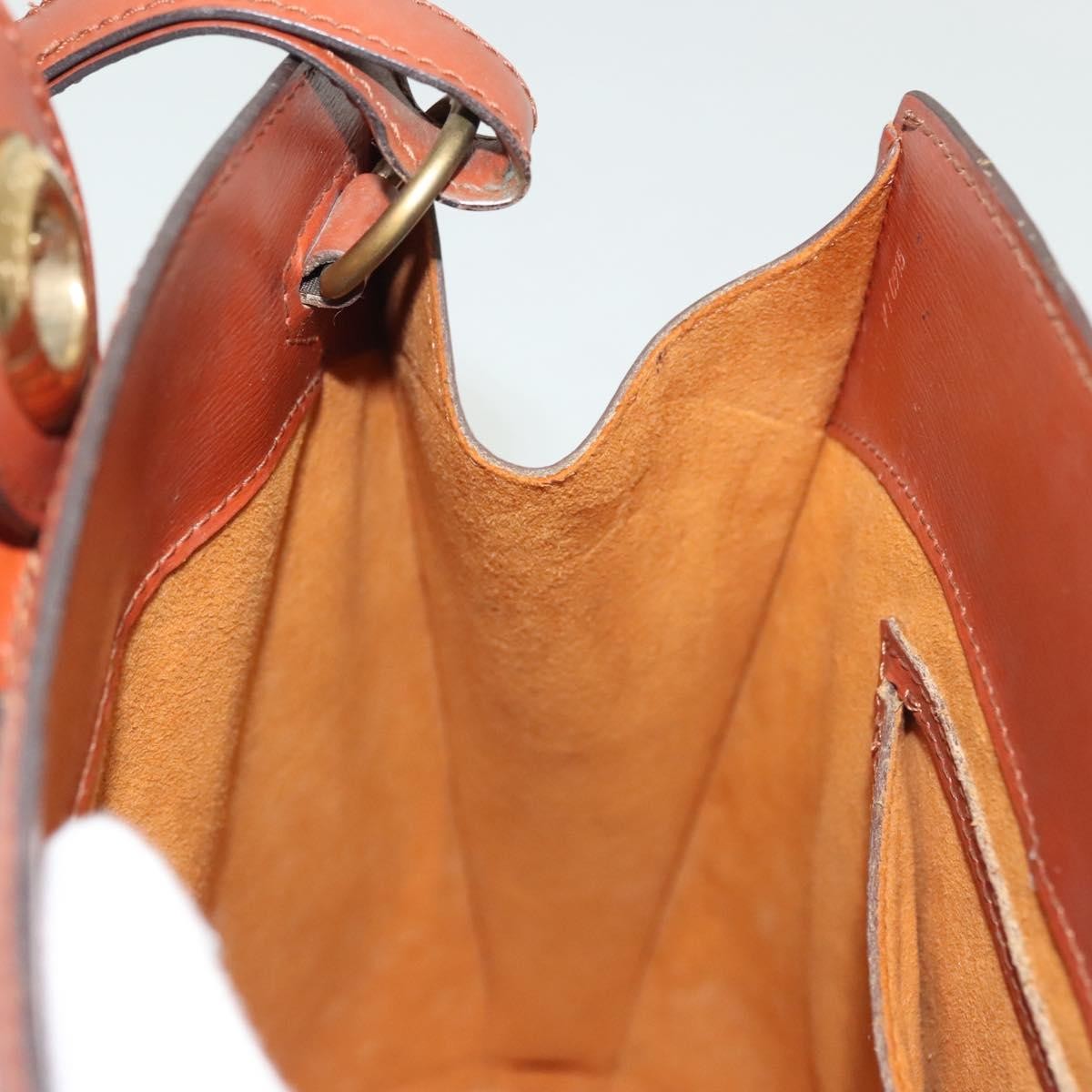 Louis Vuitton Cluny Shoulder Bag Epi Leather, BROWN, LEATHER, Shoulder bag