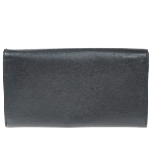Saint Laurent Bellechasse Flap Wallet Leather, BLACK, LEATHER, Wallets