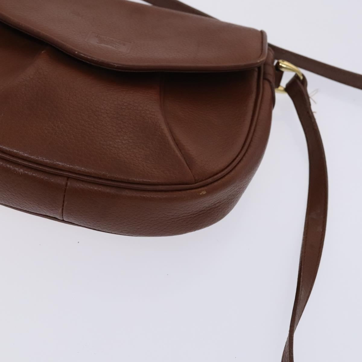Burberry Flap Shoulder Bag Leather, BROWN, LEATHER, Shoulder bag