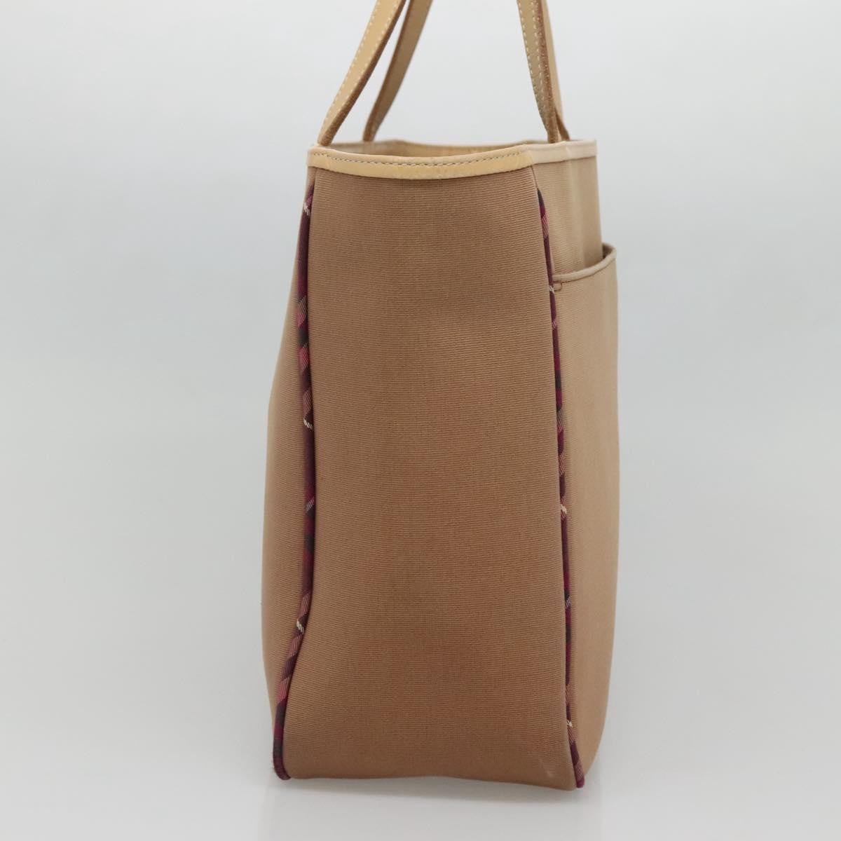 Burberry Nova Check Tote Leather, BEIGE, CANVAS, Tote bag