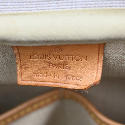 Louis Vuitton Deauville Handbag Monogram Canvas, BROWN, CANVAS, Handbag