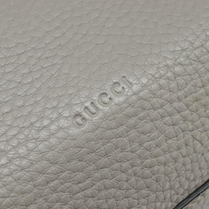 Gucci Bamboo Daily Top Handle Bag Leather, GRAY, LEATHER, Handbag