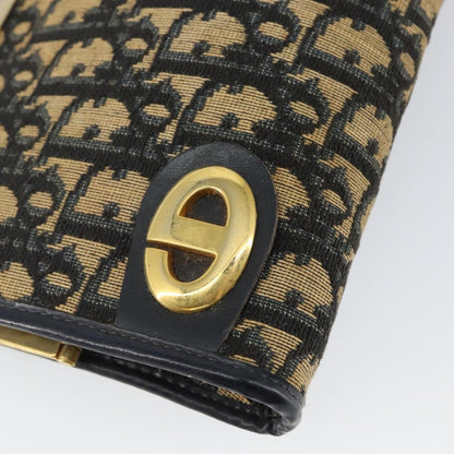 Christian Dior Vintage Trotter Pouch Diorissimo Canvas, NAVY, CANVAS, Clutche & pouche