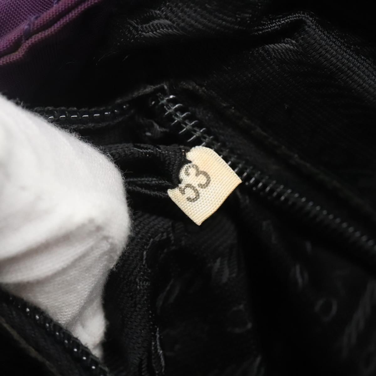 Prada Chain Shoulder Bag Quilted Tessuto, PURPLE, NYLON, Shoulder bag