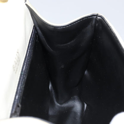 Bally Vintage Handbag Quilted Leather, WHITE, LEATHER, Handbag