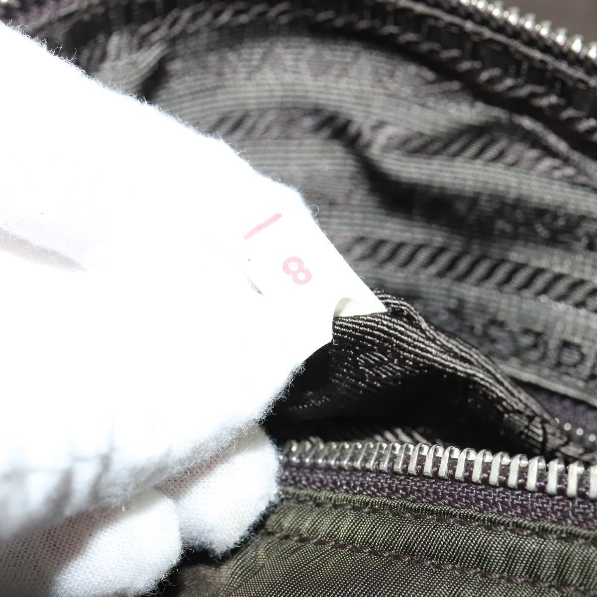 Prada Vintage Flap Shoulder Bag Nylon, KHAKI, NYLON, Shoulder bag