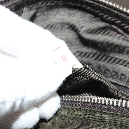 Prada Vintage Flap Shoulder Bag Nylon, KHAKI, NYLON, Shoulder bag