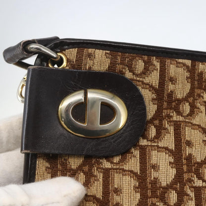 Christian Dior Vintage CD trotter Shoulder bag Canvas, BEIGE, CANVAS, Shoulder bag