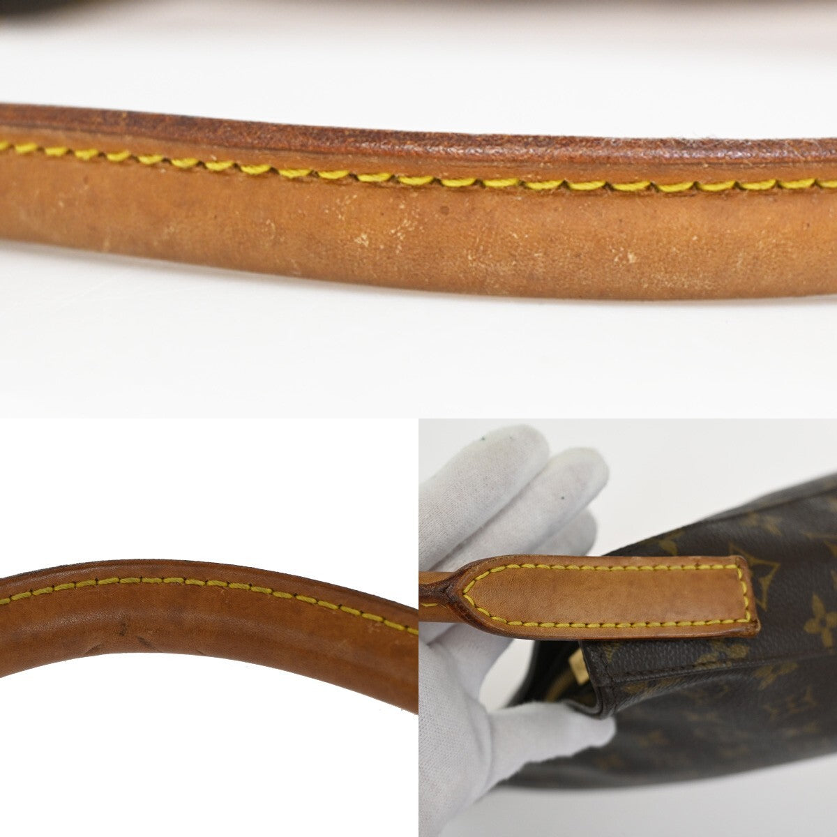 Louis Vuitton Looping Handbag Monogram Canvas, BROWN, CANVAS, Shoulder bag