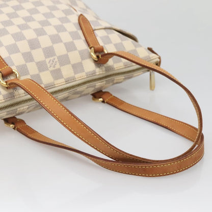 Louis Vuitton Totally Handbag Damier, WHITE, CANVAS, Tote bag