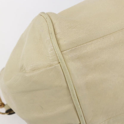 Chloe Ethel Handbag Leather, WHITE, LEATHER, Handbag