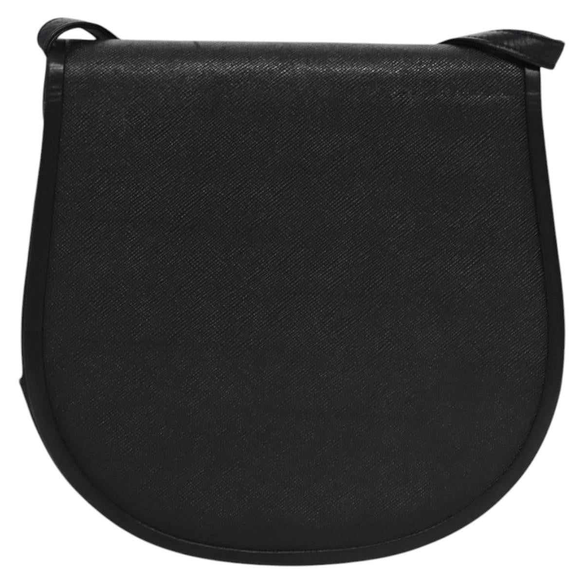 Saint Laurent Vintage Shoulder Bag Leather, BLACK, LEATHER, Shoulder bag