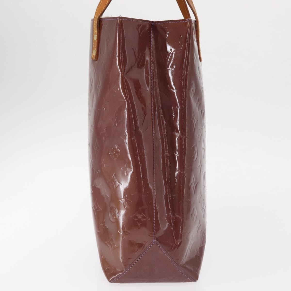 Louis Vuitton Reade Handbag Monogram Vernis, PURPLE, PATENT_LEATHER, Handbag
