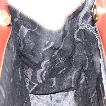 Salvatore Ferragamo Convertible Vara Bow Tote Leather, BROWN, LEATHER, Handbag