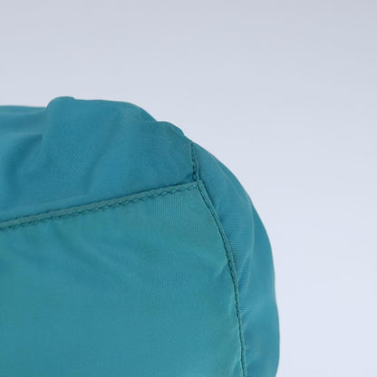 Prada Bow Convertible Tote Tessuto, BLUE, NYLON, Handbag