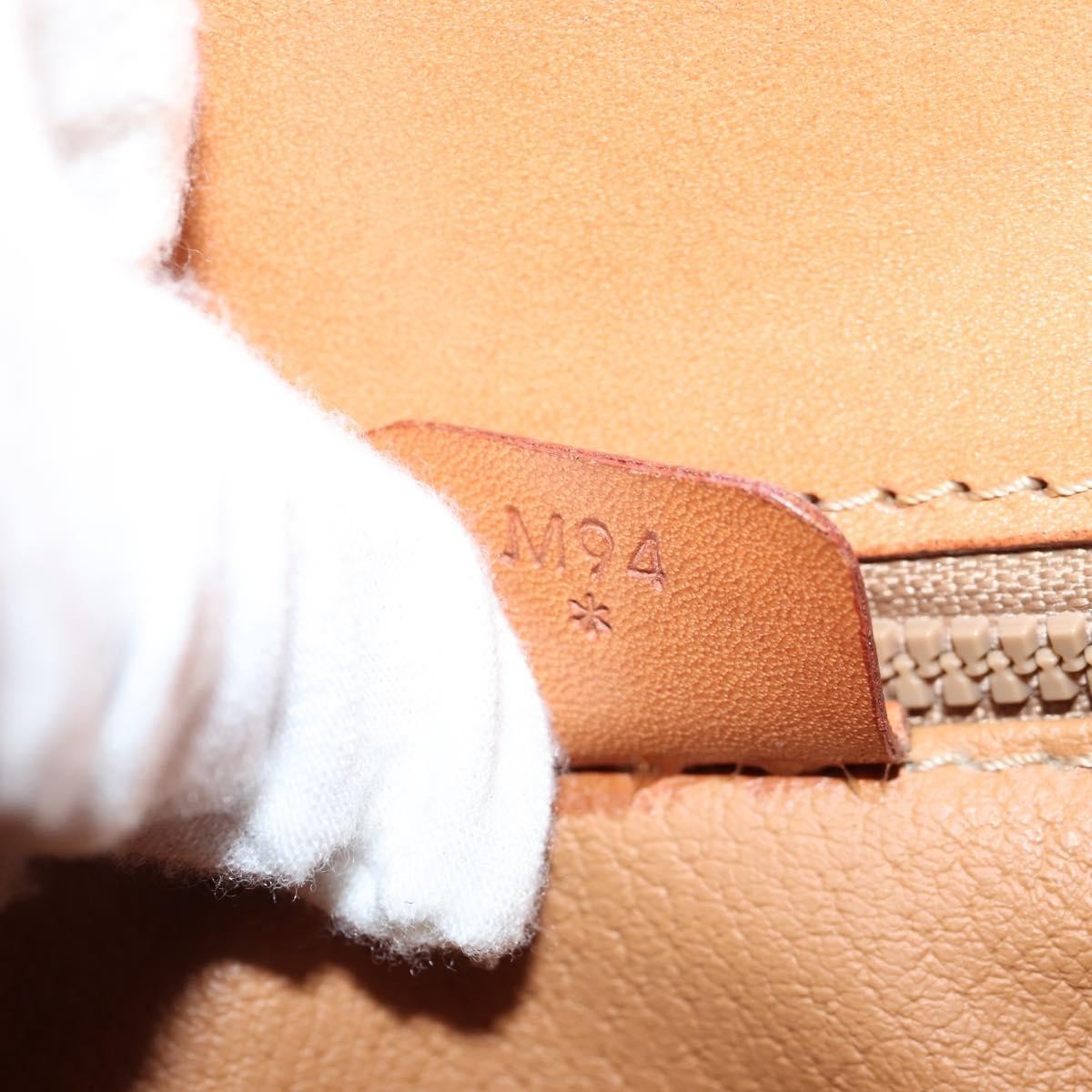 Celine Vintage Convertible Top Handle Bag Macadam Coated Canvas, BROWN, CANVAS, Handbag