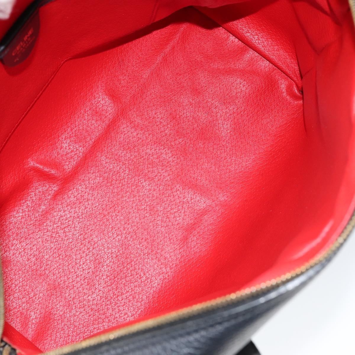 Celine Handbag Leather, BLACK, LEATHER, Handbag