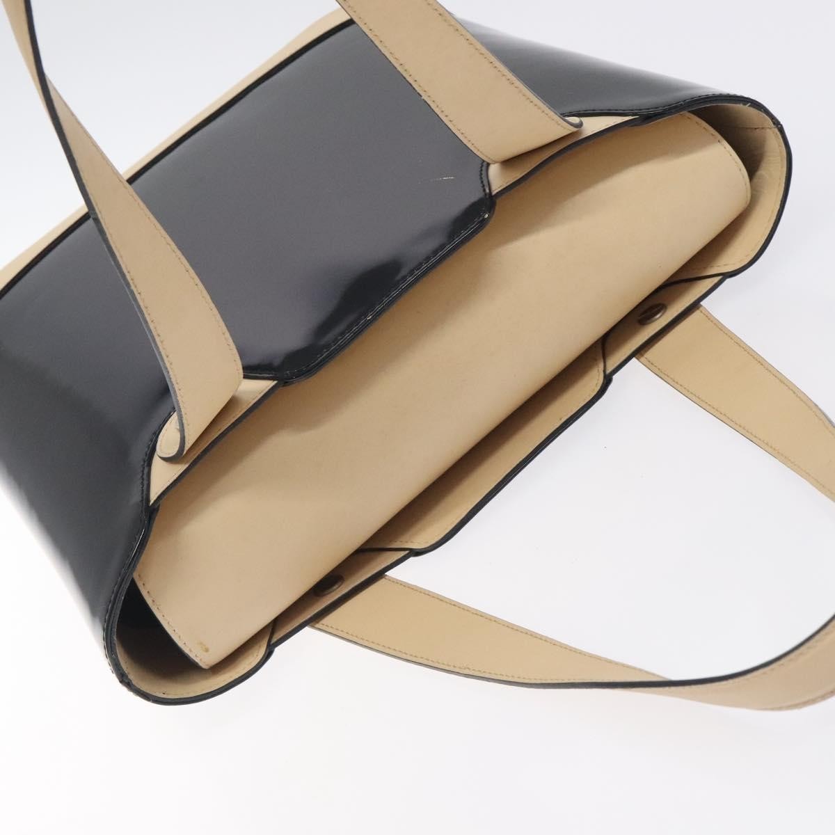 Salvatore Ferragamo Vintage Tote bag Patent Leather, BLACK, PATENT_LEATHER, Tote bag