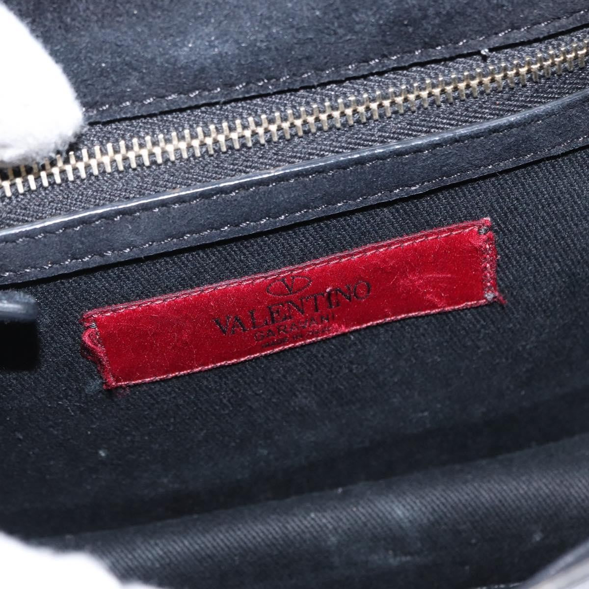 Valentino Garavani Glam Lock Shoulder Bag Patent, BLACK, PATENT_LEATHER, Shoulder bag