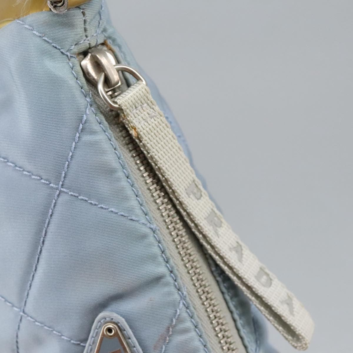 Prada Vintage Shoulder Bag Tessuto, BLUE, NYLON, Shoulder bag