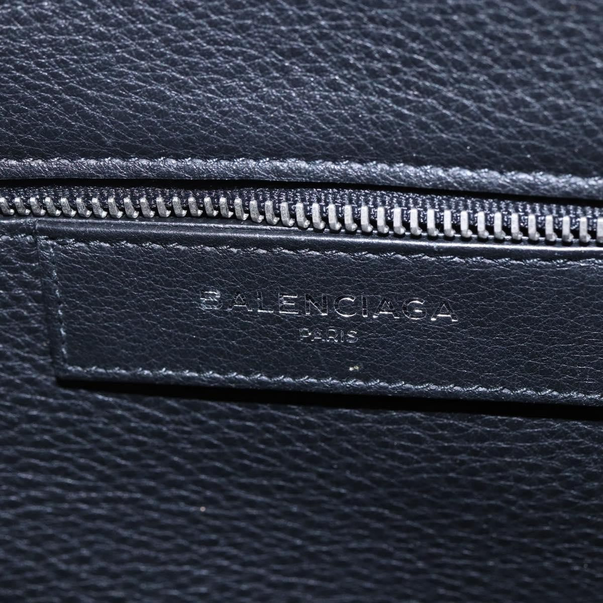 Balenciaga Everyday Carry Tote Leather, BLACK, LEATHER, Tote bag