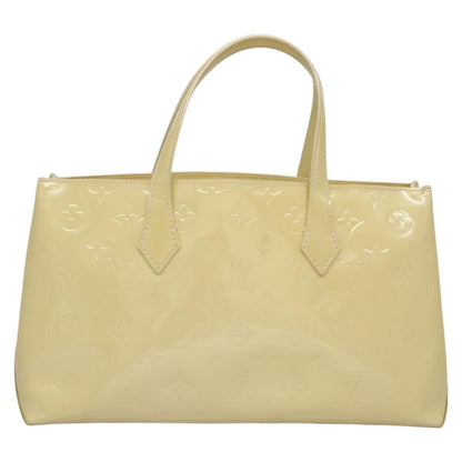 Louis Vuitton Wilshire Handbag Monogram Vernis, BEIGE, PATENT_LEATHER, Handbag
