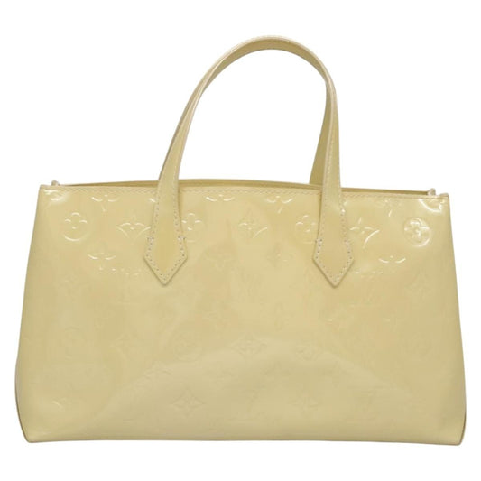 Louis Vuitton Wilshire Handbag Monogram Vernis, BEIGE, PATENT_LEATHER, Handbag