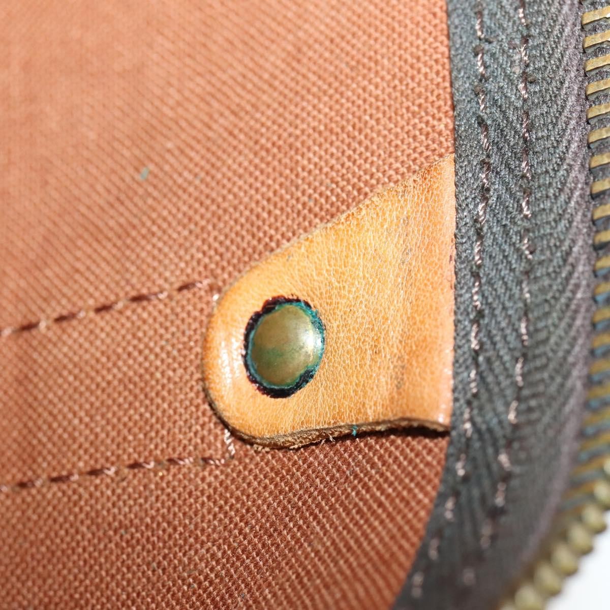 Louis Vuitton Keepall Bag Monogram Canvas, BROWN, CANVAS, Travel bag