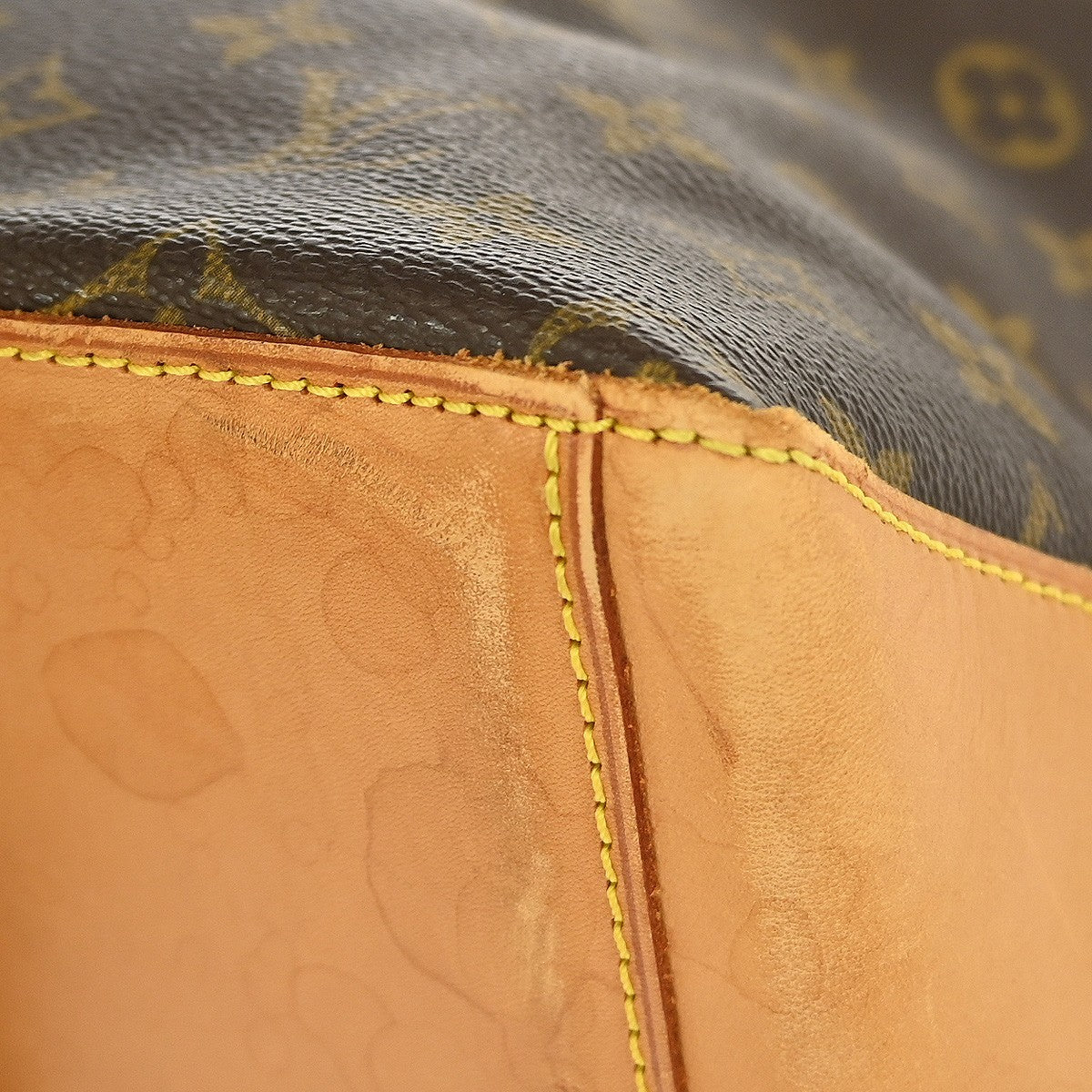 Louis Vuitton Cabas Mezzo Monogram Canvas, BROWN, CANVAS, Tote bag