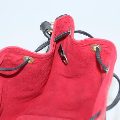 Louis Vuitton Petit Noe Handbag Two Tone Epi Leather, RED, LEATHER, Handbag