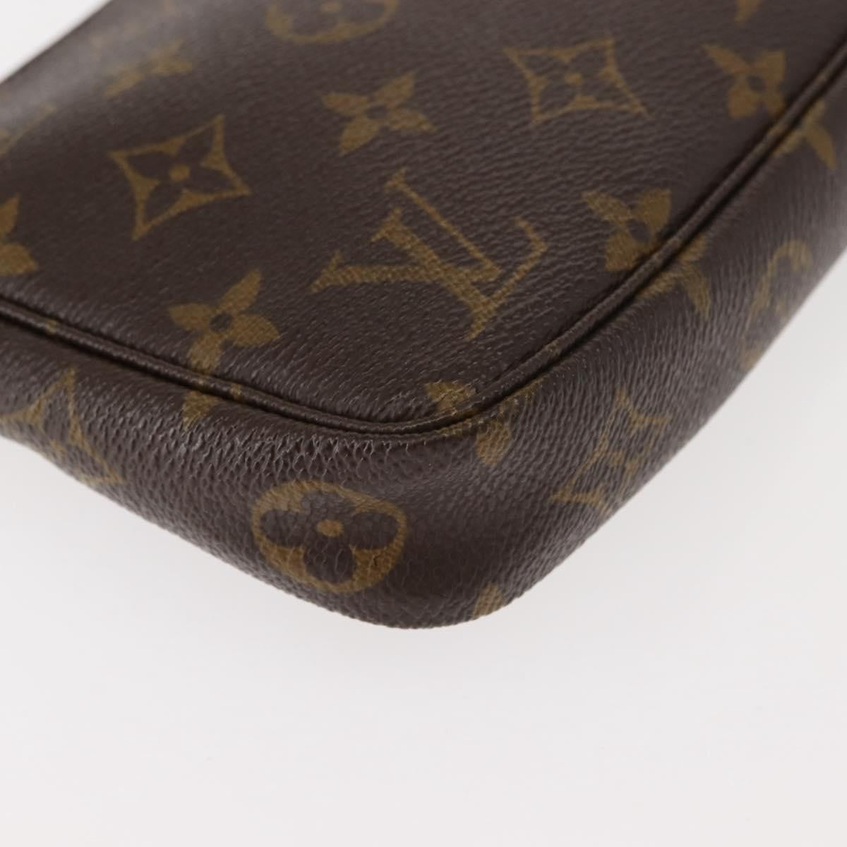 Louis Vuitton Pochette Accessoires NM Monogram Canvas, BROWN, CANVAS, Clutche & pouche