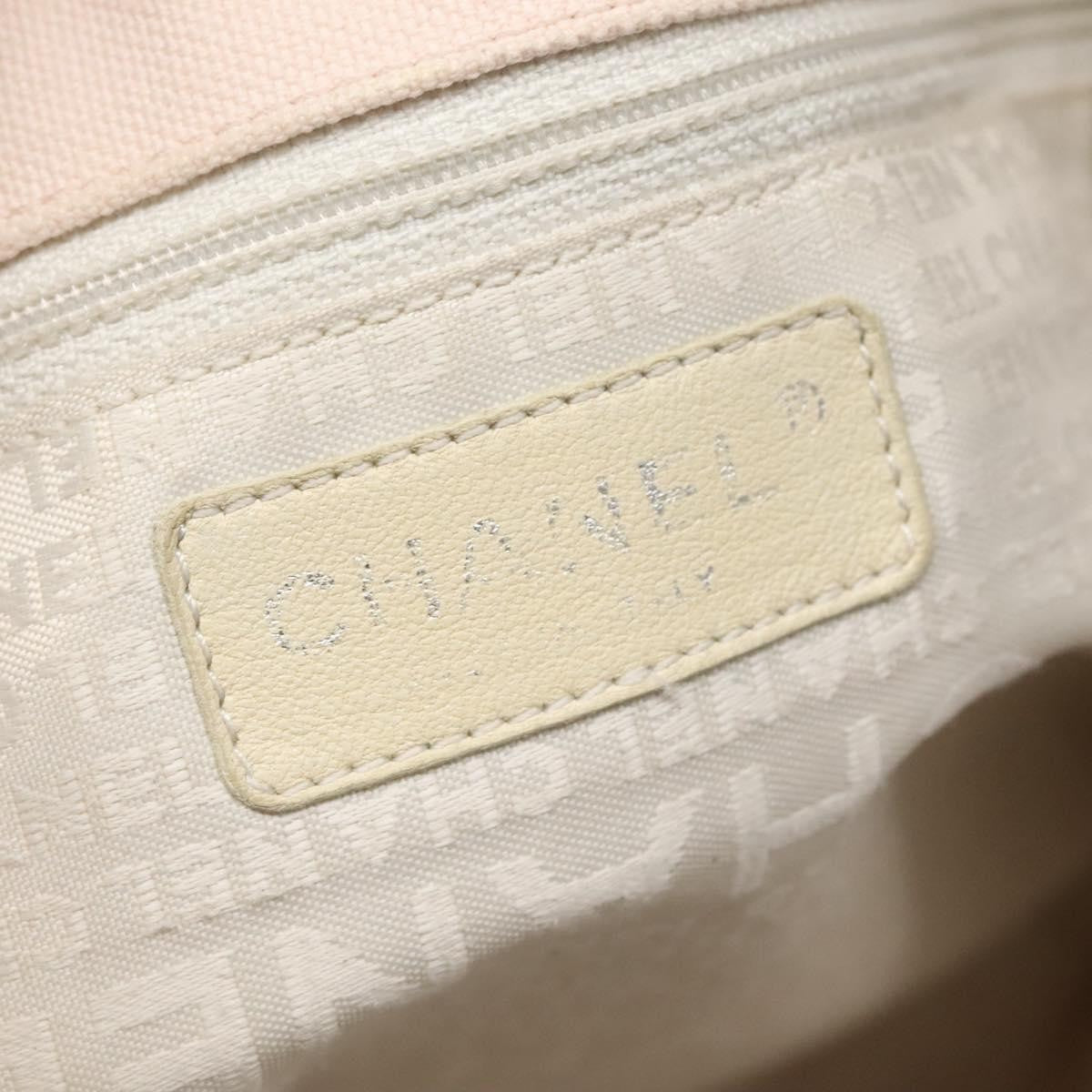 Chanel Vintage Cruise Line No.5 Tote Quilted Canvas, ECRU, CANVAS, Tote bag