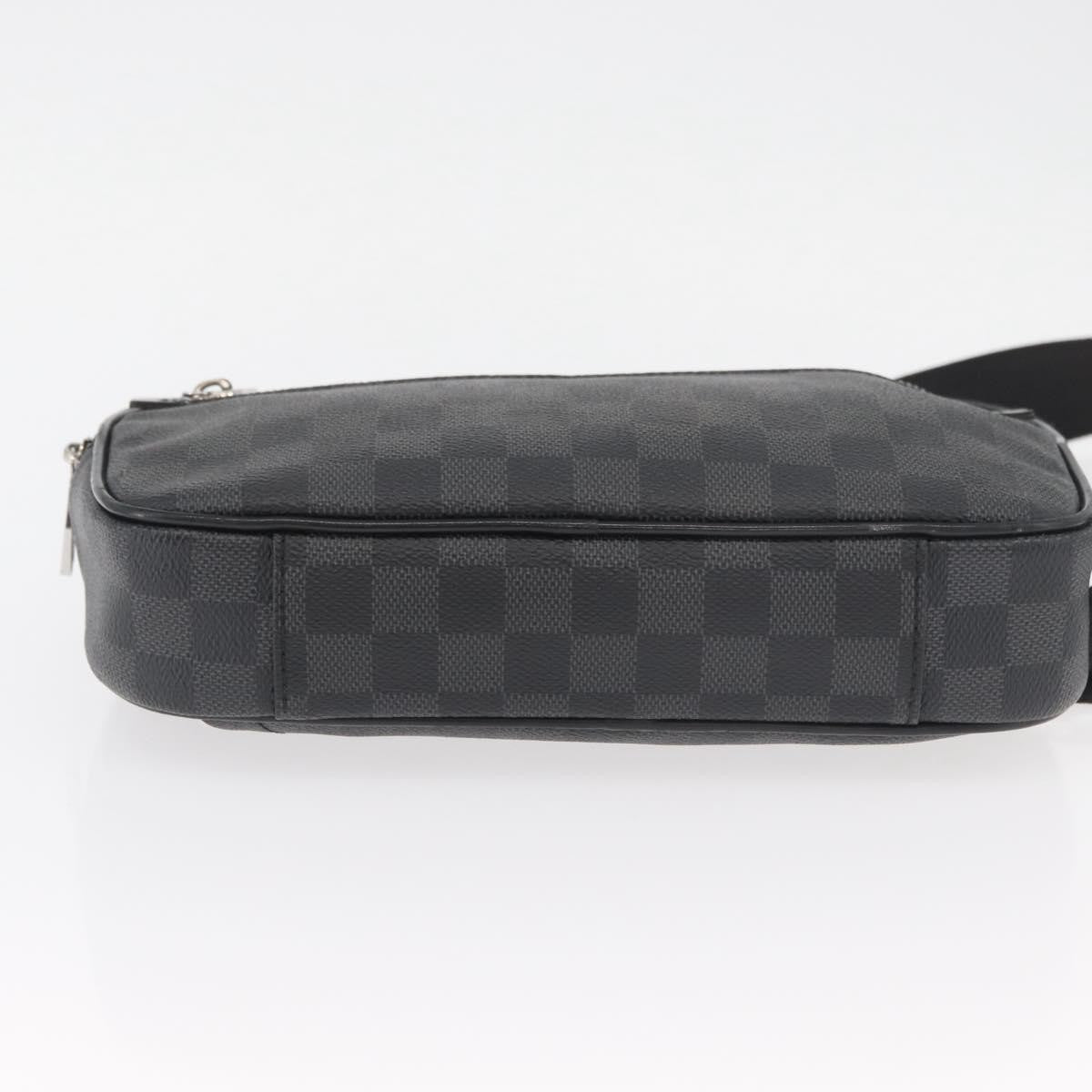 Louis Vuitton Ambler Waist Bag Damier Graphite, Gray, Canvas, Shoulder Bag