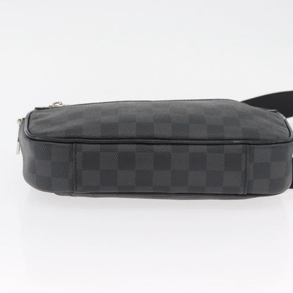 Louis Vuitton Ambler Waist Bag Damier Graphite, Gray, Canvas, Shoulder Bag