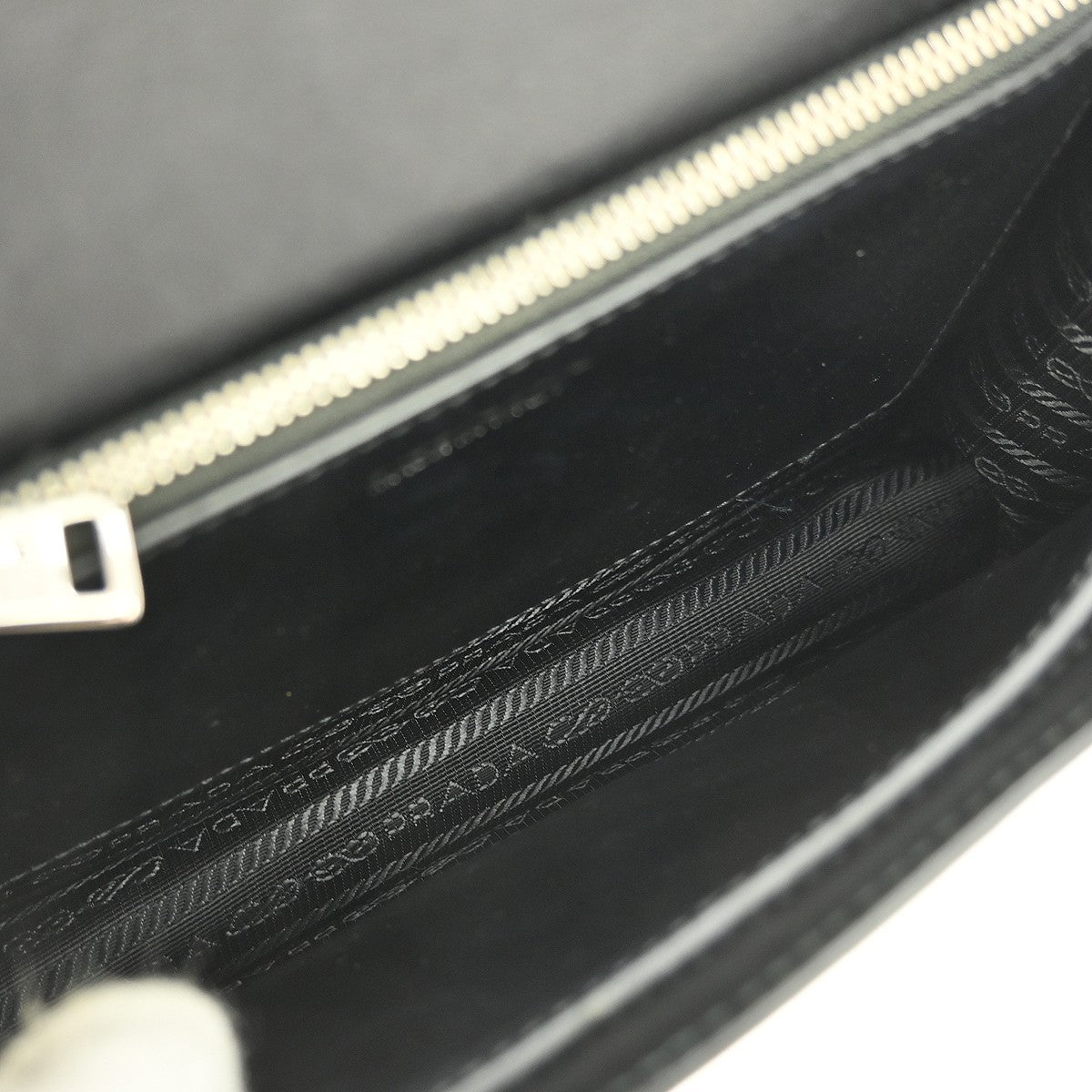 Prada Elektra Shoulder Bag Studded Leather, BLACK, LEATHER, Shoulder bag