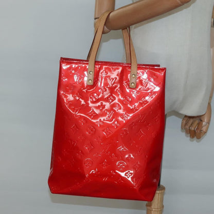 Louis Vuitton Reade Handbag Monogram Vernis, RED, PATENT_LEATHER, Handbag